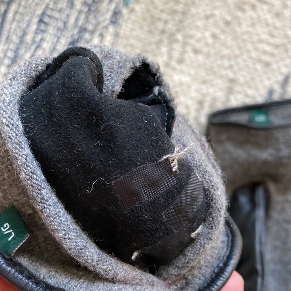 Ralph Lauren Two-tone Leather Gloves - Picture 7 of 10